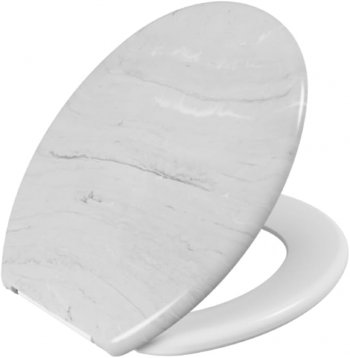 Astra - Assento Soft - Branco Marmorizado*