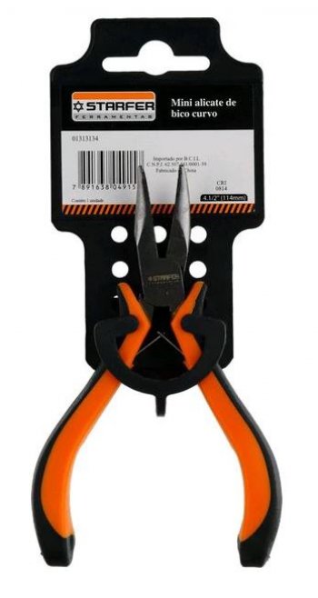 Starfer - alicate mini meia cana curvo 5 125mm