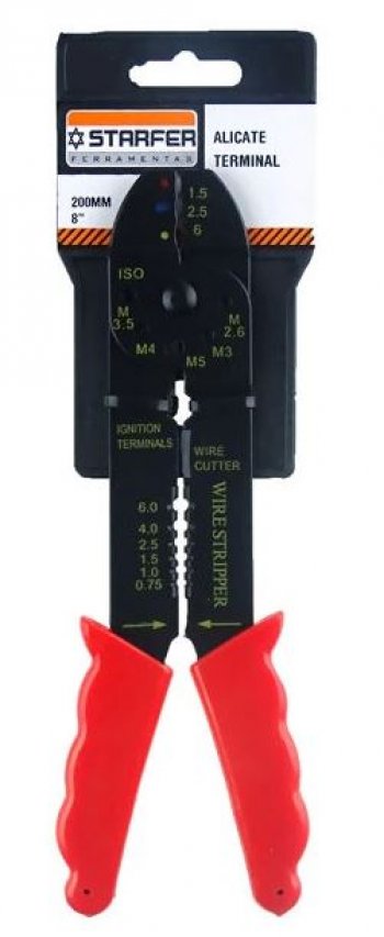 Starfer - alicate terminal 8 20cm *