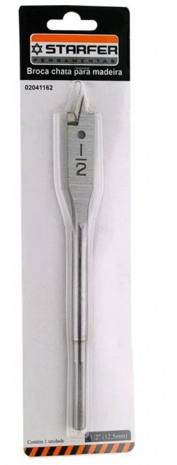Starfer - broca chata madeira 1/2 12.5mm *