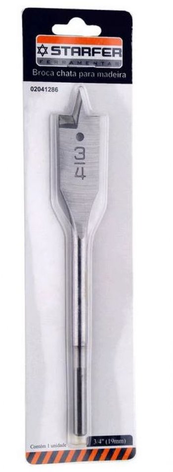 Starfer - broca chata madeira 3/4 19mm *