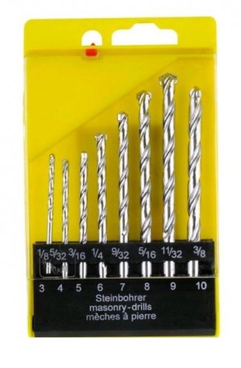 Starfer - jogo broca videa 1/8 a 3/8 8pc *