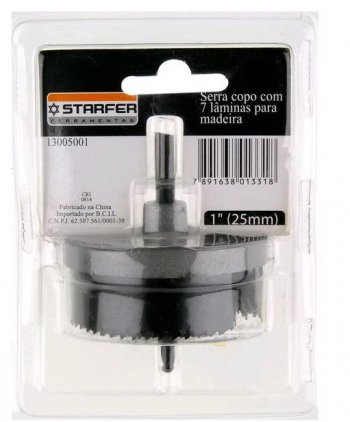 Starfer - serra copo p/madeira 7 lamaninas 1*