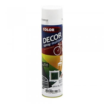 Colorgin - Spray Decor 8641 Branco Fosco 360ml*