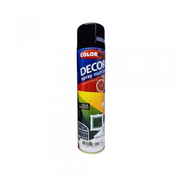 Colorgin - Spray Decor 8701 Preto Brilhante*